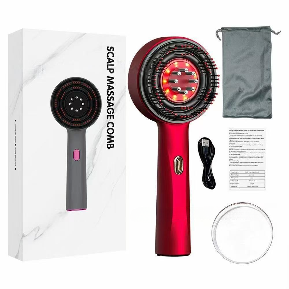 Brosse Massante LED Repousse Cheveux – Routine Spa 5 min