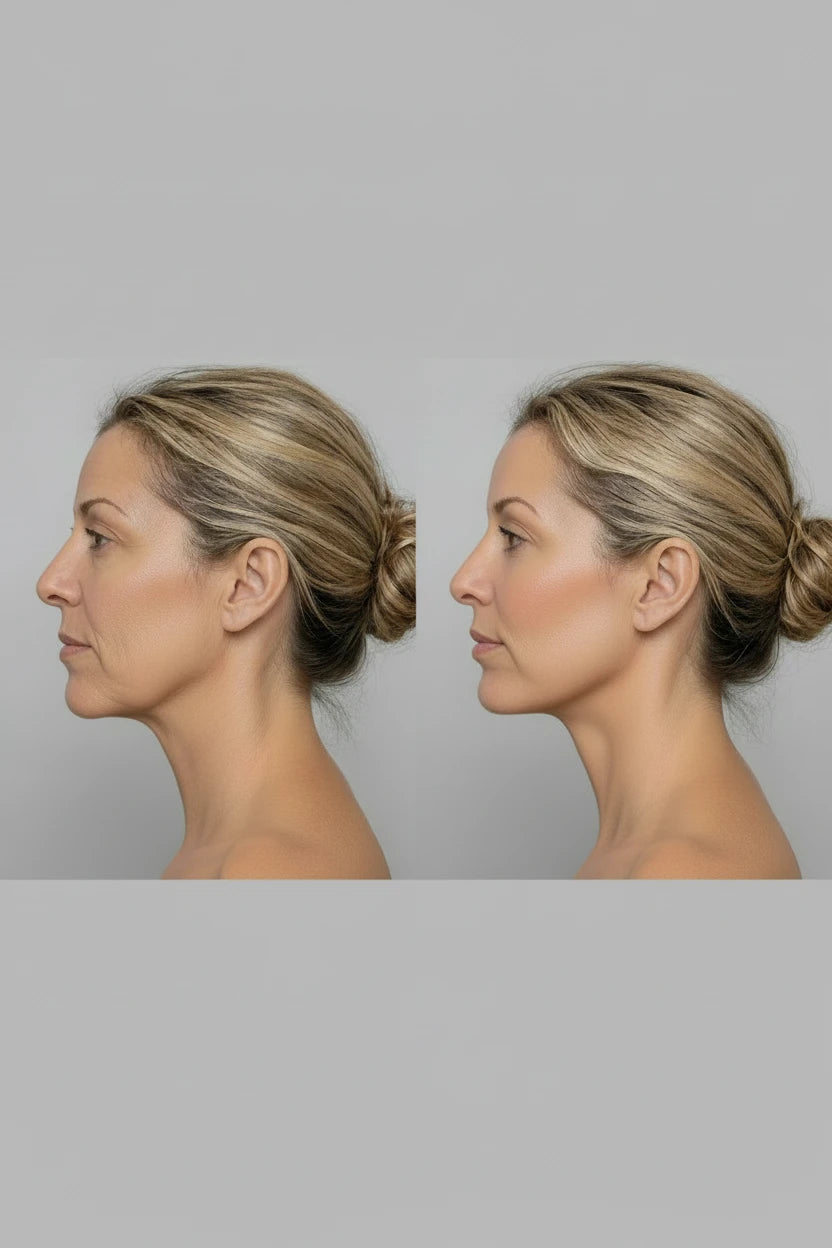 Appareil de massage EMS pour le visage et le cou, Lifting thermique & Micro-courant - Tanéon